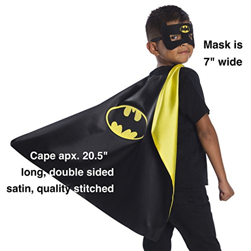 Rubies 38229 Rubie'S Super Hero Cape Set Officially Licensed Dc Comics Assortment 4 Capes, 3 Masks thumb #3