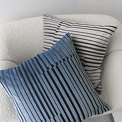 dekorative Quadrat Kissen Kissenbezug Sanft Moderne Quadratische Kissen Hülle Zierkissenbezüge für Weihnachten Deko,Wohnzimmer,Sofa,Schlafzimmer,Auto,Mit verstecktem Reißverschluss(50x50cm) – Bild 7