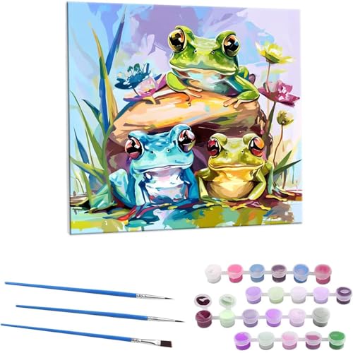 JG G Paint by Numbers hG Lbg l ʂ肦 lphGLoXNtg  LoXA[g uVƃANG̋, ItBX CeA rO, ւ̃Mtg 60x60cm (t[