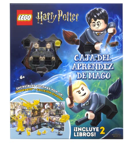 LEGO Harry Potter. Caja del aprendiz de mago: Con dos libros, dos minifiguras y un escenario pop-up desplegable