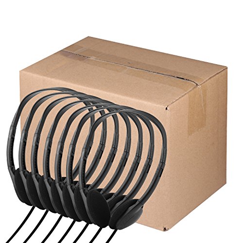 Wholesale Kids Headphones In Bulk 25 Pack For School Classroom Students Children And Adults - Black #TOP6
