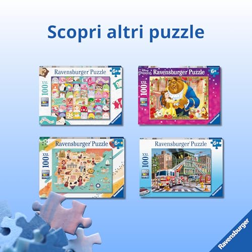 Ravensburger 105168 Frozen La Regina Delle Nevi Puzzle 100 Pezzi Xxl - 6