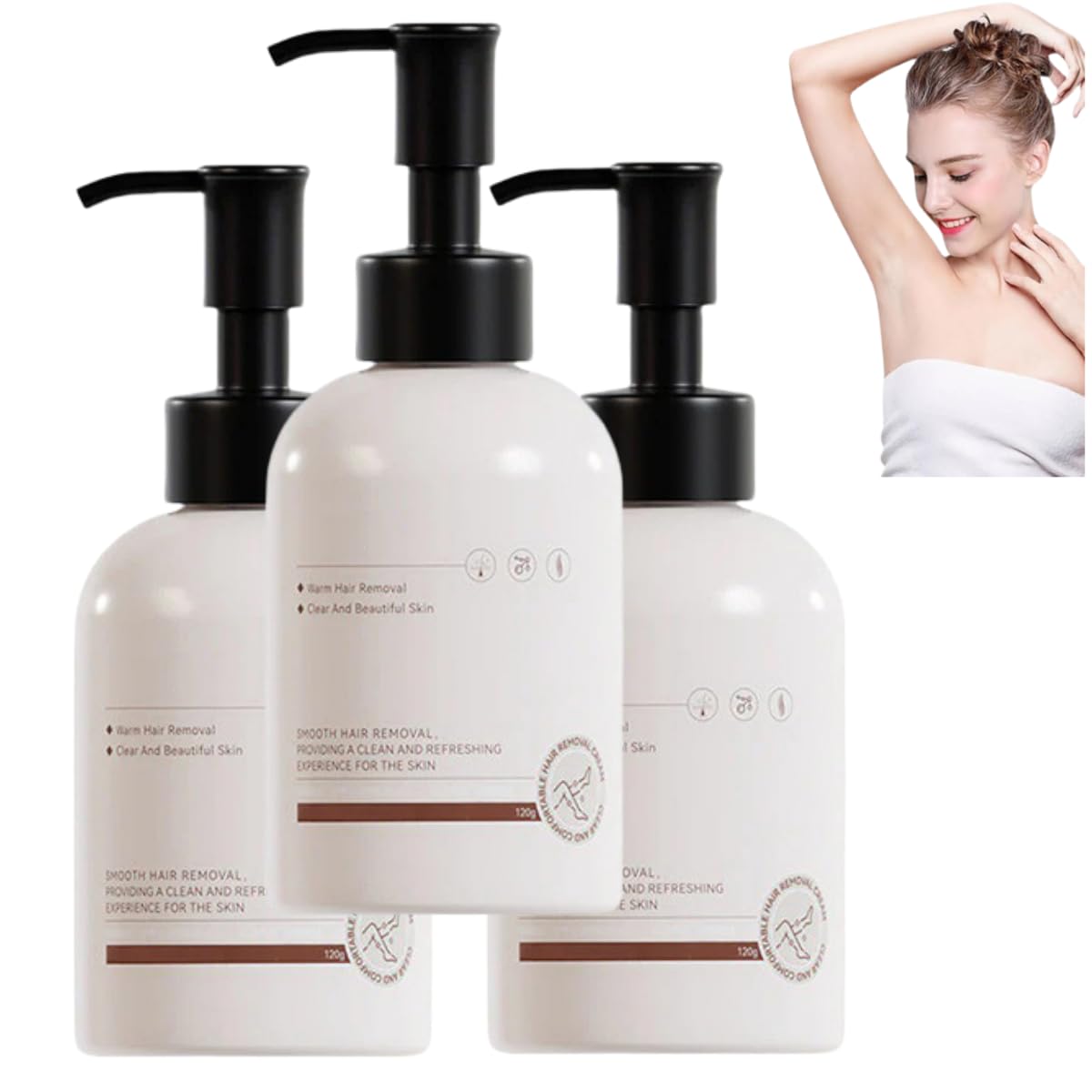 Crema Depilatoria Multi-Zone Soft, una crema depilatoria delicata per pelli sensibili, adatta a tutti i tipi di pelle.