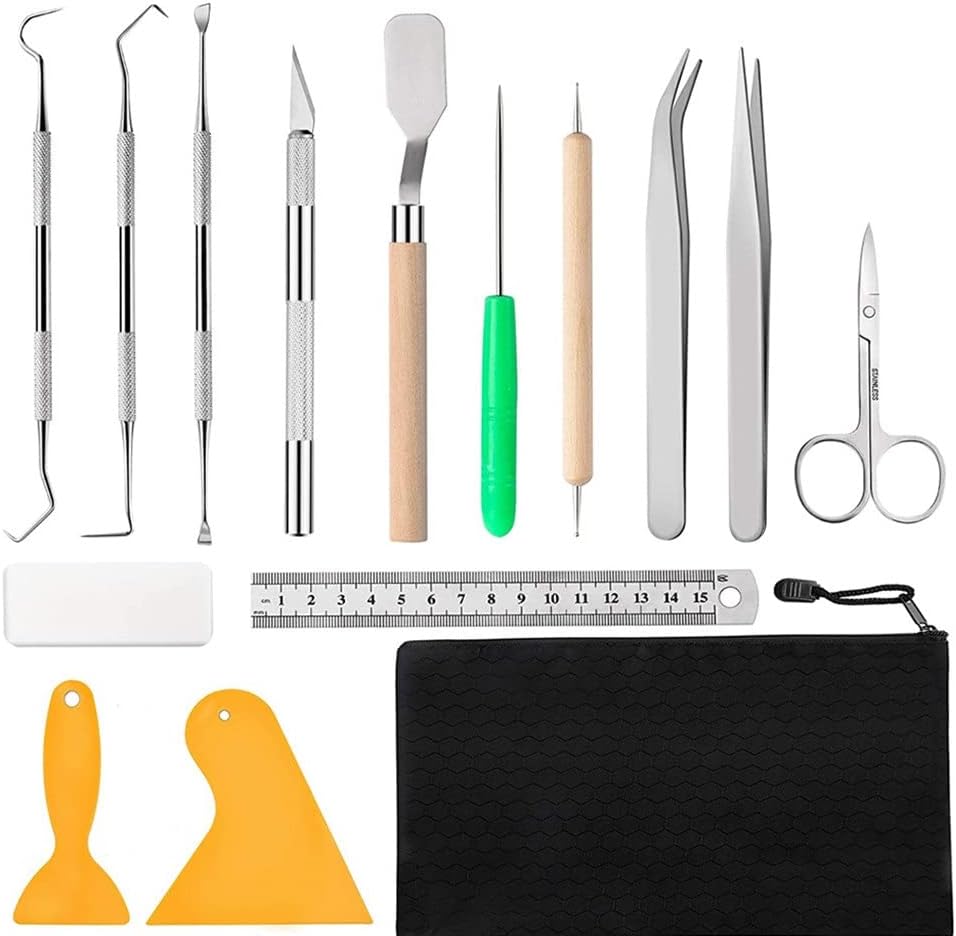 SIDUFHAOPKLL Craft Vinyl Weeding Tools Set Basic DIY Working Kit Silhouettes Cameos Lettering Handmade Carving
