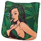 Golf Putter Covers Mallet Putter Cover Pretty Girl Hawaiian Style Magnetic Closure Protective Golf C