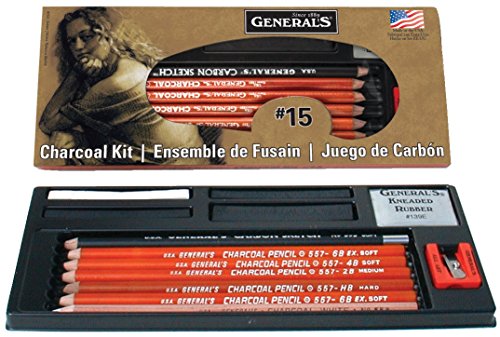 GENERAL'S Pencil Charcoal Kit