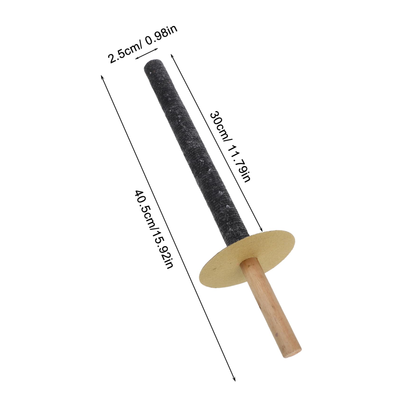 BESTonZON 3 Piezas Antorchas de Exteriores de Madera de Antorchas de Mano para Eventos Iluminación para Bodas Fiestas y Camping Con Duración de Combustión Sin Necesidad de Herramientas