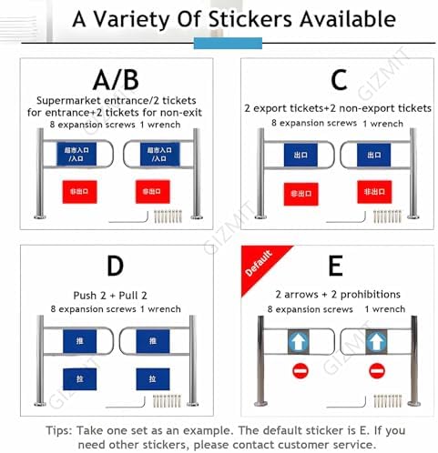 Automatic One-Way Push-in Exit Door for Warehouse Security | Durable, Easy Install, Commercial Use | Ideal for Market & Industrial Facilities
