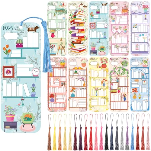 Marque-pages et pompons Spakon lot de 200 pièces 10 styles pour livres