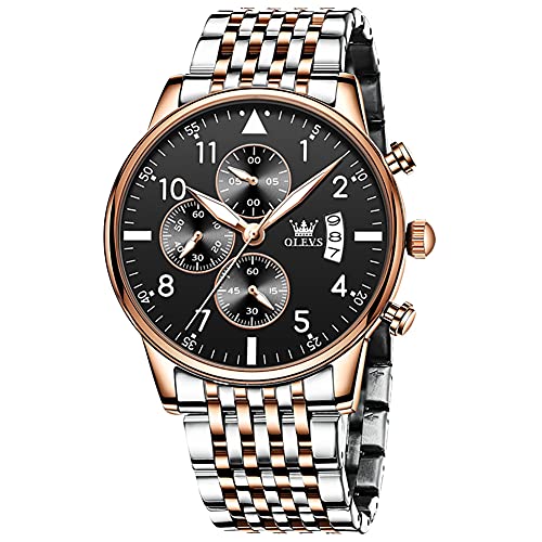 Montre homme fonction chronométrage boîtier rose cadeau idéal