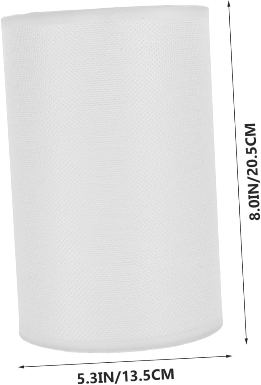DOITOOL 2pcs Simple Cloth Lampshade for Ceiling Wall Table Lamps Easy to Install Warm Diffuse Lighting for Home Decor for Bedrooms Living Rooms