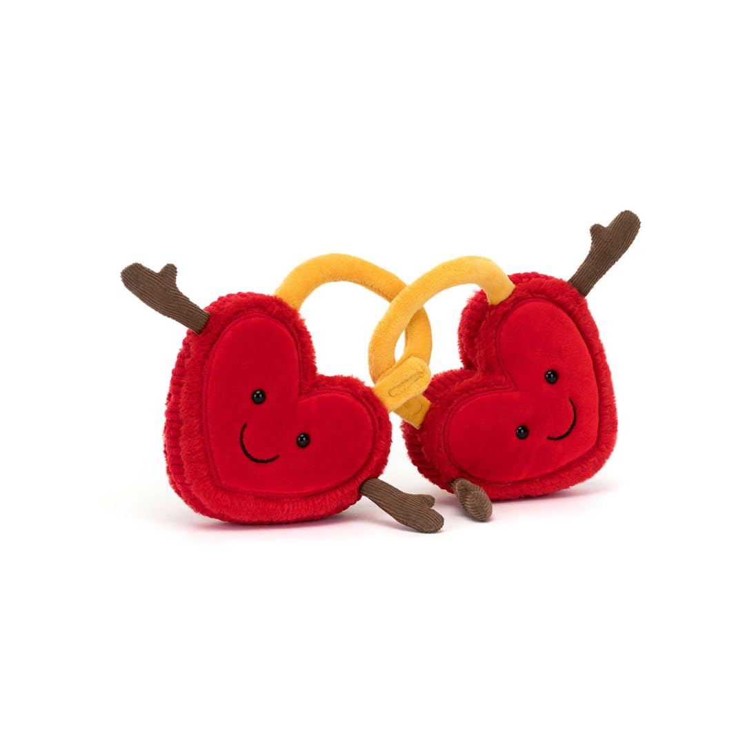 Jellycat Amuseables Val & Tina Liebesschlösser, 15,2 cm, lustige Geschenkidee