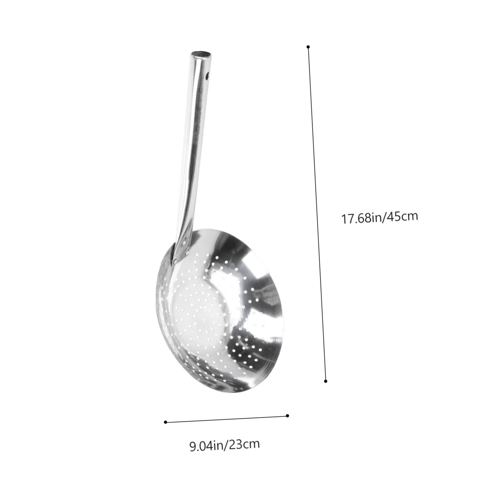Colador de Acero Inoxidable para Cocina Colador Multifunción para Freír y Escurrir Alimentos Práctico para Familias y Restaurantes Fácil de Limpiar y Almacenar