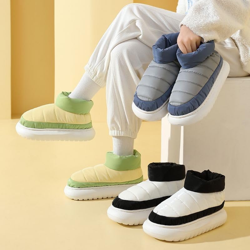Down cotton shoes Provide Warmth in winter slippersDown cotton shoes, winter warm slippers, adult winter slippers, men's women's indoor outdoor warm slippers, women's slippers3