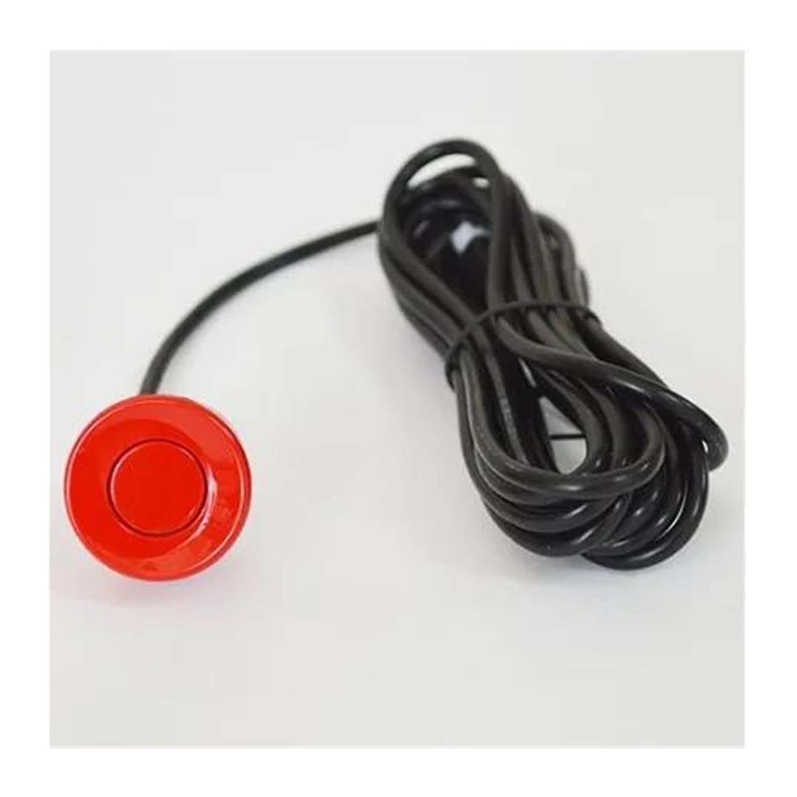 Système De Radar De Recul Kit Capteurs Stationnement pour Radar Recul Arrière Voiture 22 Mm Détection Surveillance Secours 12 V 4 Pièces/Ensemble(Rouge)