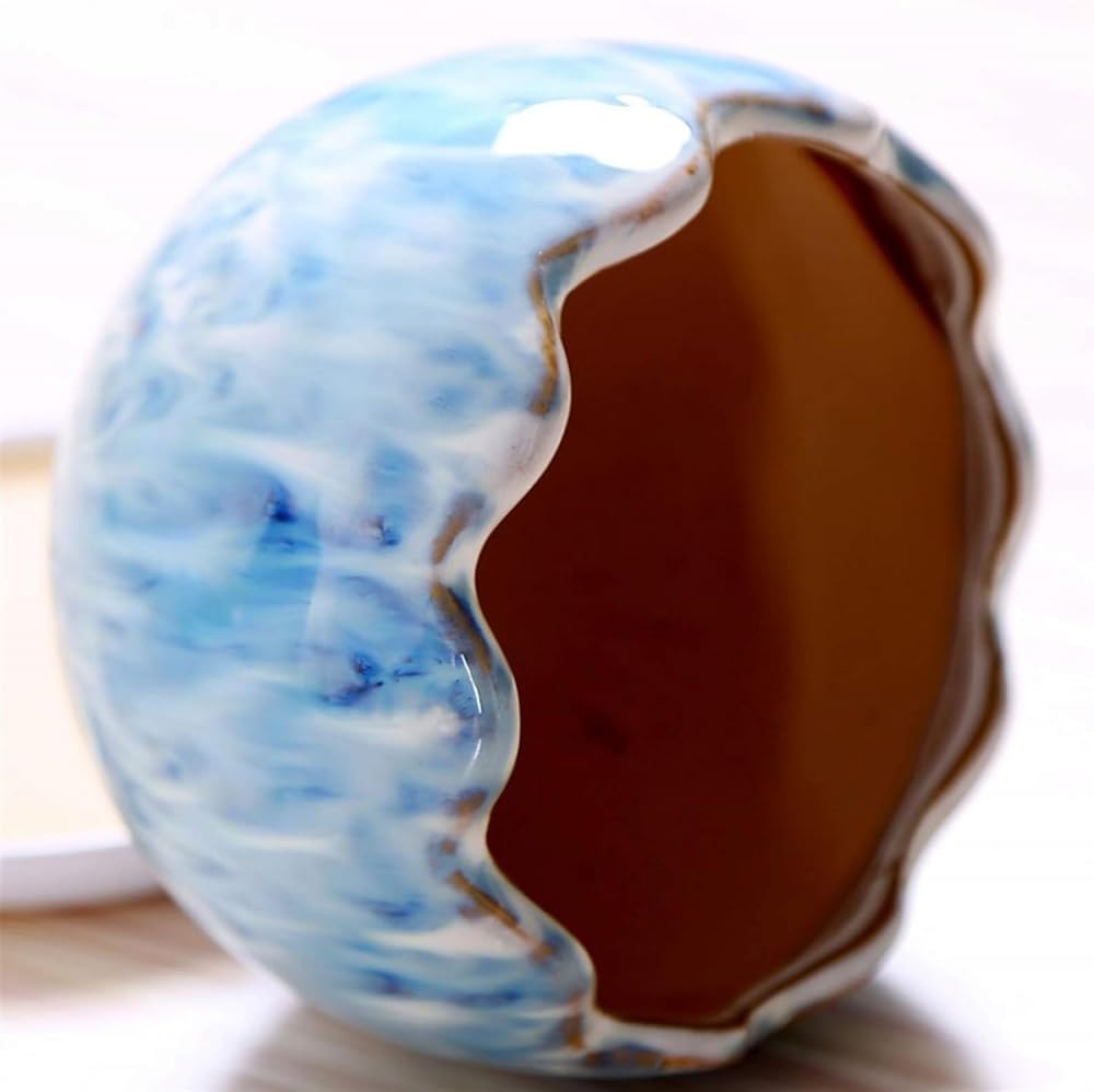 Doniczki Doniczki na sukulenty Biała ceramiczna doniczka na kwiaty Doniczka na rośliny ziołowe Doniczka Soczysta sadzarka na rośliny Doniczka na rośliny doniczkowe i zewnętrzne,M