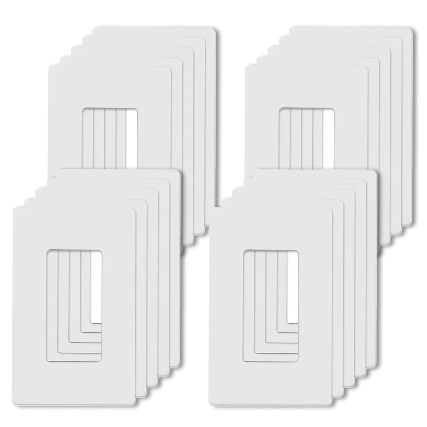 Child Safe Wall Plates - Unbreakable & Screwless -7