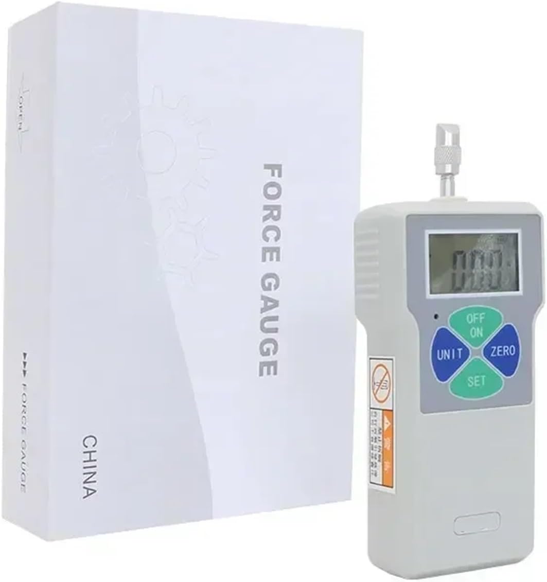 Digital Push Pull Force Gauge Portable Dynamometer Tester Meter Economical for Heavy-Duty Tasks(3N)