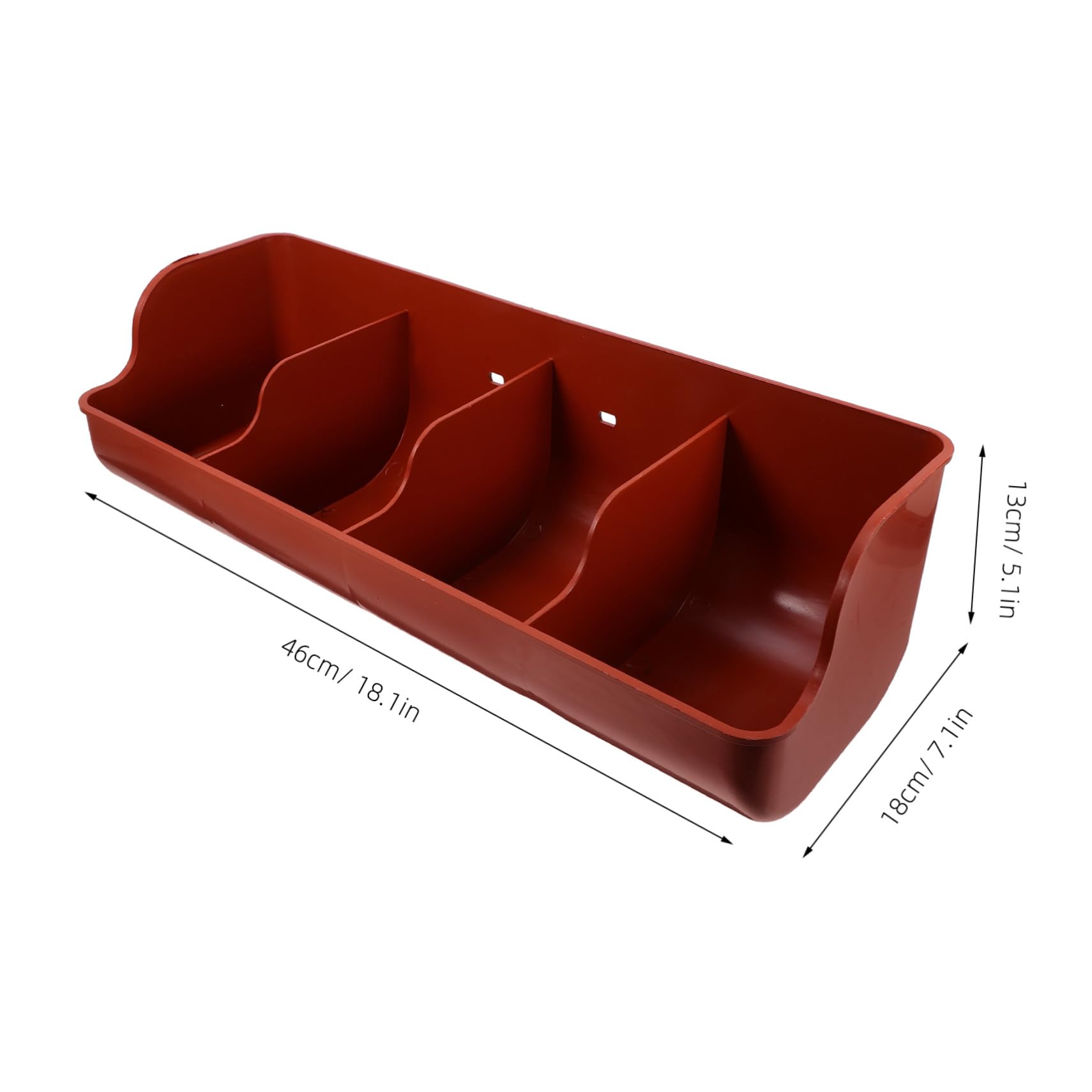 Mangiatoia per Suinetti in Plastica Multi-scomparti, Resistente Agli Urti, Capacità Multipla per Allevamento Suino in Contesto Agricolo