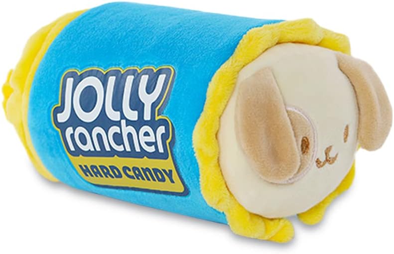 Stuffed Animal Plush Toy - Official Hershey Chocolate Blanket Outfitz Doll | Soft, Squishy, Warm, Cute, Comfort, Safe| Pillow with Puppy - Valentine's Day Gift 6" Jolly Rancher Puppiroll