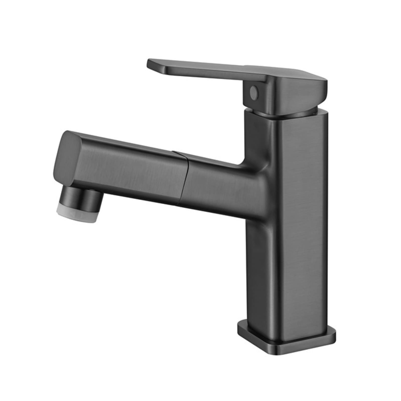 Mitigeur de lavabo à double mode avec douchette rétractable pour lavabo de salle de bain moderne