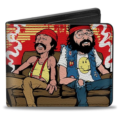 Buckle-Down Men's Bifold Wallet Cheech & Chong, 4.0
