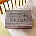 Personalized wooden name box for memories, keepsake Christmas gift, present for Him, Her, Boyfriend, Girlfriend, Baby Boy, Baby Girl, Brother, Sister, Guy, Groomsmen, Bride Friend for Birthday