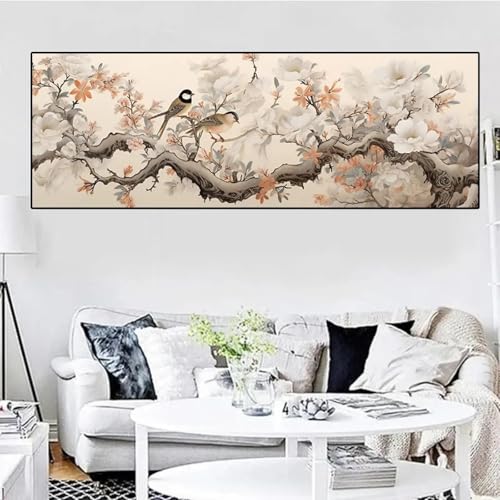 Décoration murale oiseaux pour habiller facilement un mur étroit