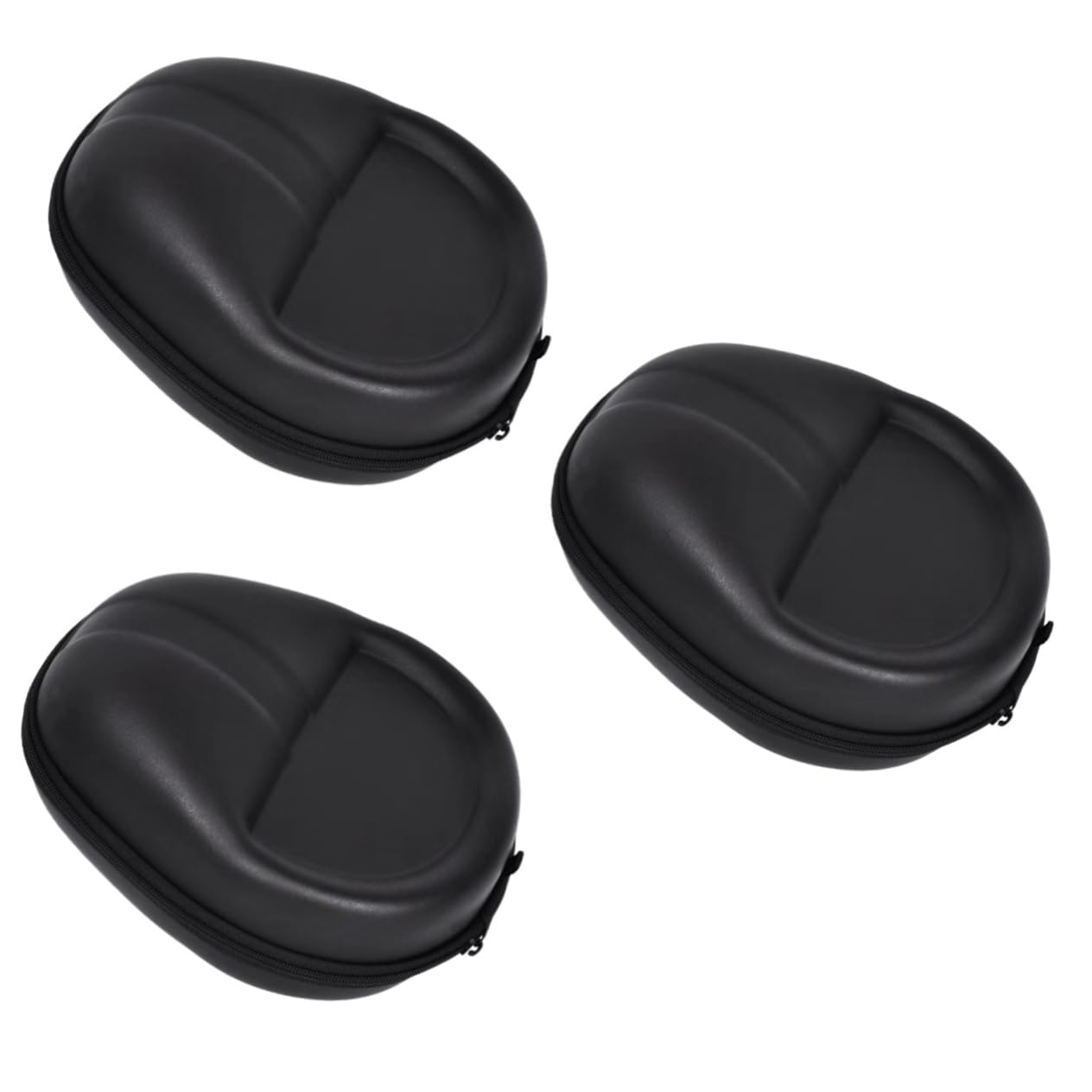 OSALADI 3pezzi Custodia Rigida Per Auricolari Con Cerniera Borsa Da Viaggio Per Accessori Elettronici Compatta e Resistente Eva Organizer Per Cuffie e Cavi Perfetta Per Trasporto e