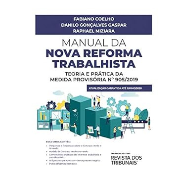 Capa do livro Manual Da Nova Reforma Trabalhista