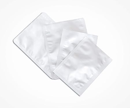 Maruthi Plastics Aluminium Three Side Seal Pouch Food Graded (225mm W x 300mm L) - Pack of 100