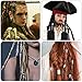 FOGAWA 24Pcs Cuentas Vikingas Cuentas para Barba Nórdico Viking Runas Cuentas para...