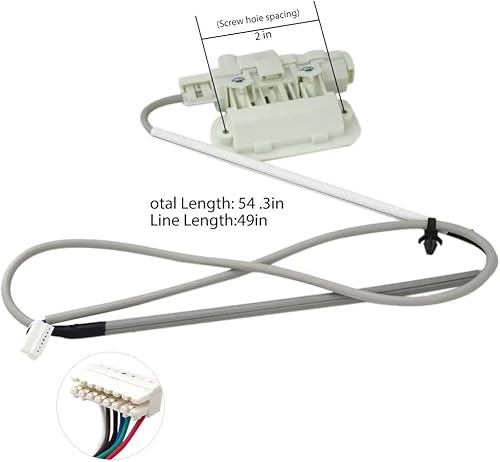 Miniatura 4 de W10619844 W10059230 Conjunto de pestillo de puerta para Kenmore, Maytag, Whirlpool Cabrio Lavadora Tapa Bloqueo Repl.# WPW10619844, AP6023438,