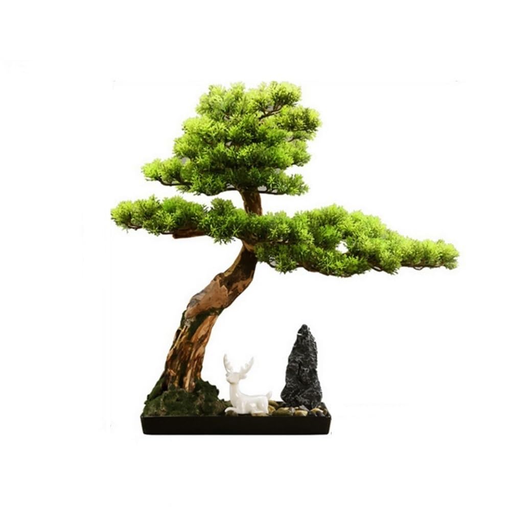 Árbol bonsái artificial creativo sin mantenimiento planta falsa para zonas sin luz