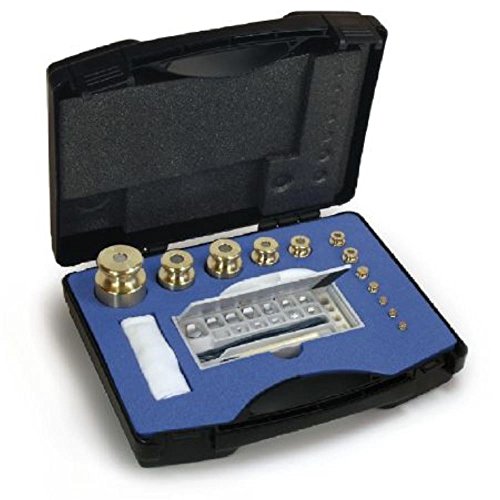 Kern 343-484 1 mg-5 kg M1 Set of Weights in Plastic Box with Finely Turned Brass