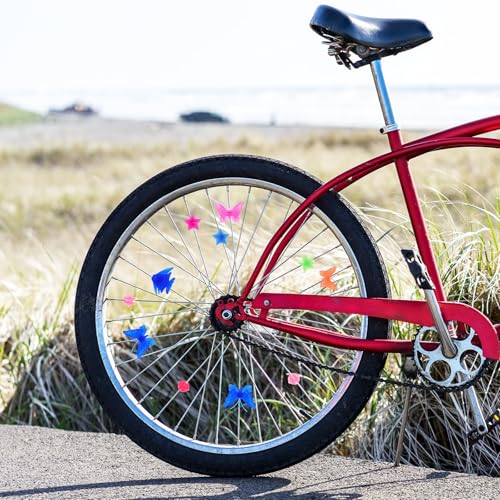 Adornos para radios de bicicleta para niñas ideales para personalizar paseos en el parque 5