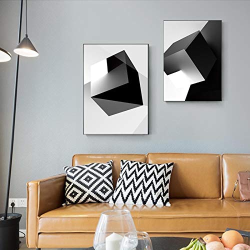 Affiche et Impression Murale Géométrique Moderne pour la Décoration du Salon - 2