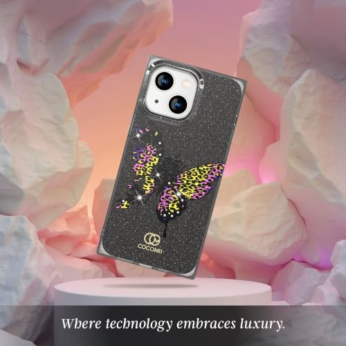 Image of COCOMII Rectangle for iPhone 15 Plus /14 Plus Case, Safari Butterfly