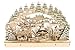 Produktbild Creation Gross 3D Schwibbogen Lichterbogen Holzschnitt, Winterdorf mit Licht & Glitzer 44,5 * 7 * 29,5cm, batteriebetrieben & Timer-Funktion