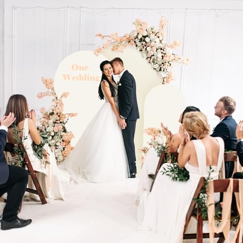 Cobertor Arco de Boda Babenest Ivory, Set de 3 miniatura 5