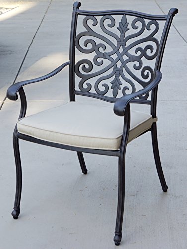 AC HOME & PATIO AC18-1-4 Amanda Dining Chair with Seat Cushion