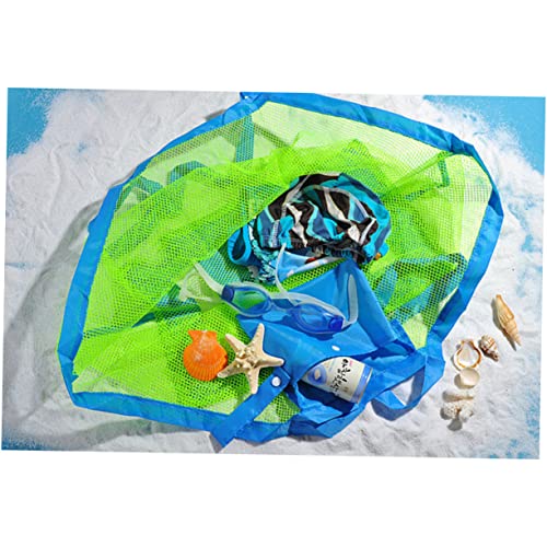 SAFIGLE Bolsa De Praia De Malha Grande Bolsas Organizadoras De Malha Organizador De Bolsas De Areia