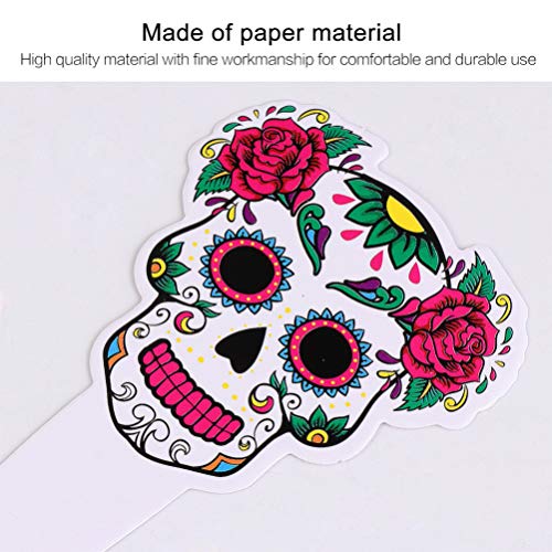 NUOBESTY 36Pcs Dia Dos Mortos Decorações Penduradas Redemoinhos E Chapéus de Coco Do Dia Das Bruxas