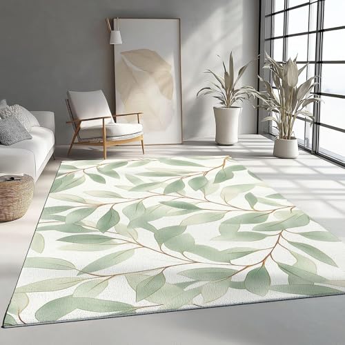 Tapis doux à poils courts 190x250 grand tapis de chambre lavable