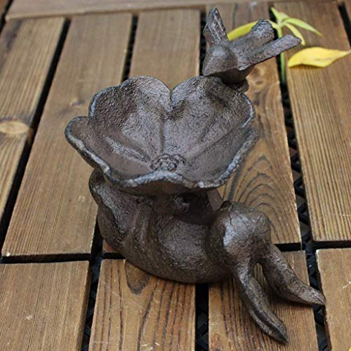Artisanat Lapin Oiseau Fleur Forme cendrier Lustre Oiseau Nourriture Bol boîte de Rangement Ornement Maison