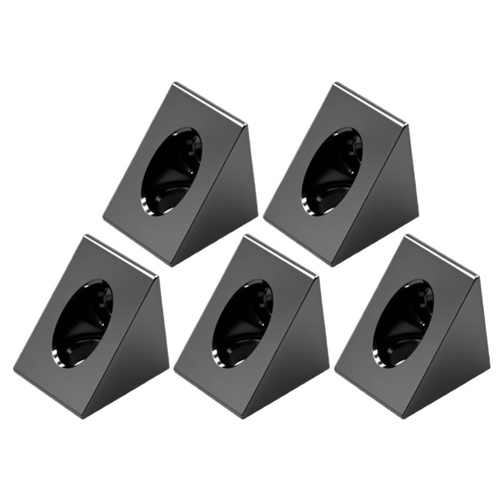 for V-Slot Black Angle Corner Connector 90 Degree Angle Bracket for 2020 Aluminum Profile CNC 3D Printer DIY Parts(4pcs)