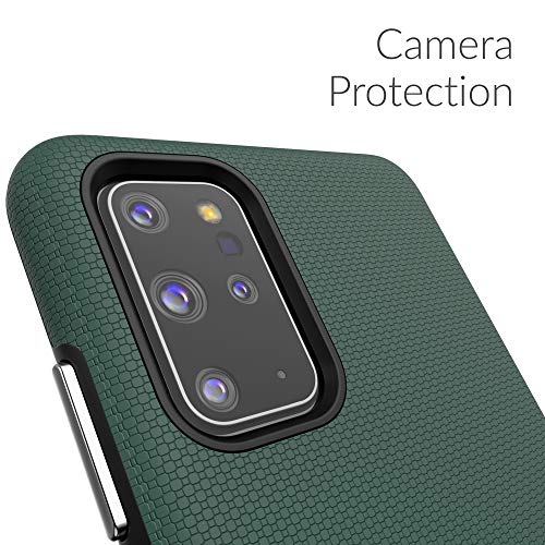 Image of Crave for Samsung Galaxy S20 Plus Case, Shockproof Protection Dual Layer Case for Samsung Galaxy S20 Plus 5G (6.7 inch) - Forest Green