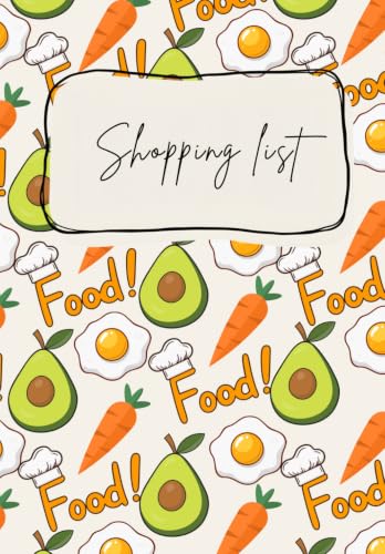 Shopping list Book: 200-Page Weekly Grocery Planner & Shopping List Journal with Cute Food Design image 2