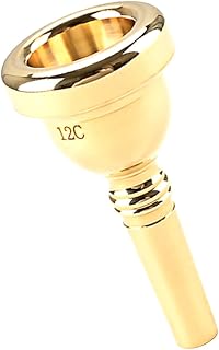 Professional Trumpet 12c Gold Plated Metal Mouthpiece
