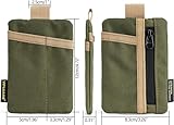 VIPERADE VE29 Mini EDC Pouch Mini Pocket Organiser with 4 Pockets,Small EDC Organiser Pouch Multitool Organizer Small Men's Coin Purse Backpack Accessories Packs -Green+Khaki - Image 5